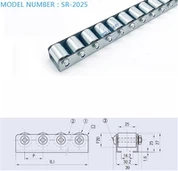 Trek Penggelek Rel Aliran Tugas Berat